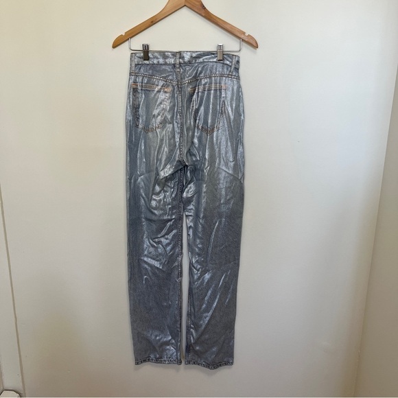 Rag & Bone Alex Liquid High Rise Straight Pants Size 24 - Picture 6 of 7